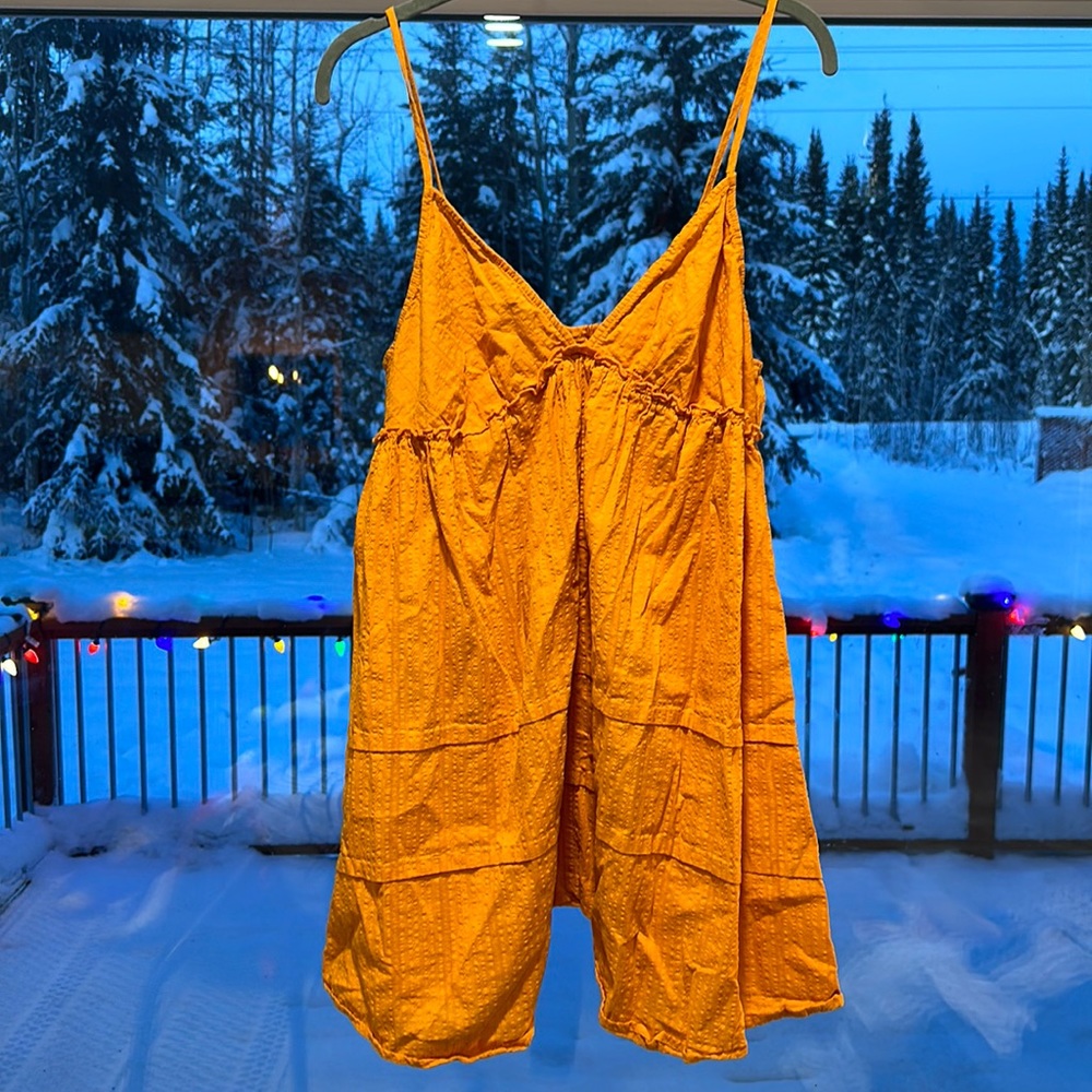 Wild Fable Gold BabyDoll Dress